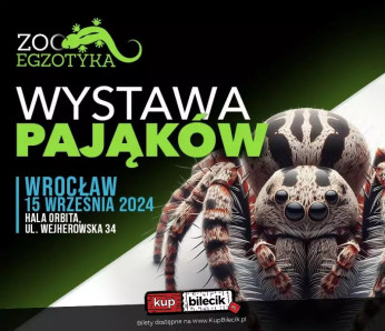 Wrocław Wydarzenie Inne wydarzenie Wystawa pająków - ZooEgzotyka