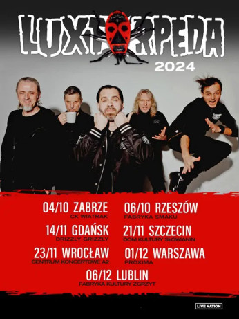 Wrocław Wydarzenie Koncert Luxtorpeda 2024