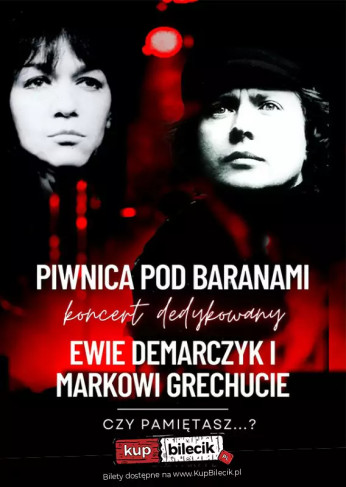 Wrocław Wydarzenie Koncert Koncert dedykowany Ewie Demarczyk i Markowi Grechucie