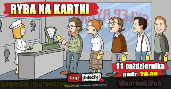 Wrocław Wydarzenie Kabaret Ryba na kartki - komedia improwizowana