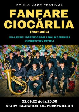 Wrocław Wydarzenie Koncert Ethno Jazz Festival: FANFARE CIOCĂRLIA (Rumunia)