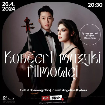 Wrocław Wydarzenie Koncert Cellist Boseong Cho: Koncert muzyki filmowej