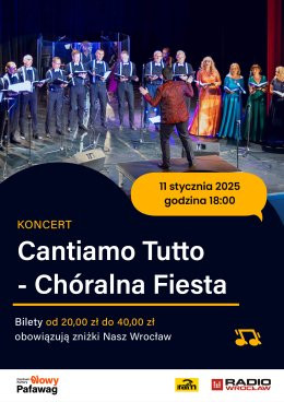 Wrocław Wydarzenie Koncert Cantiamo Tutto - Chóralna Fiesta