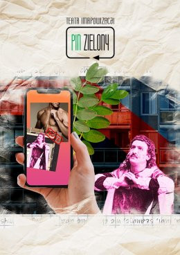 Wrocław Wydarzenie Spektakl Pin Zielony - Teatr Improwizacji - It’s a match - improwizowany tinder walentynkowy