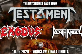 Wrocław Wydarzenie Koncert Testament + Exodus, Death Angel 