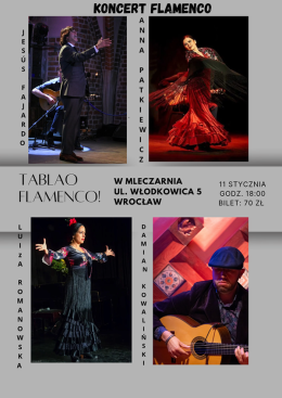 Wrocław Wydarzenie Koncert Koncert Flamenco - Tablao Flamenco