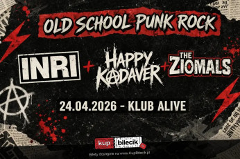 Wrocław Wydarzenie Koncert Old School Punk Rock - INRI + Happy Kadaver + The Ziomals