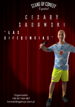 Wrocław Wydarzenie Stand-up Cezary Sadowski - Las diferencias