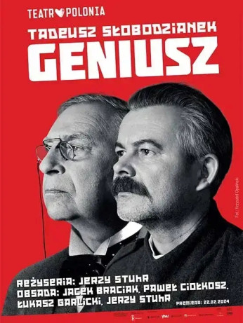 Wrocław Wydarzenie Kulturalne Geniusz - Jerzy Stuhr i Jacek Braciak w spektaklu Teatru Polonia