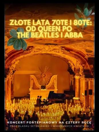 Wrocław Wydarzenie Koncert Koncert przy świecach: Złote Lata 70te i 80te – od ABBA po Queen i The Beatles