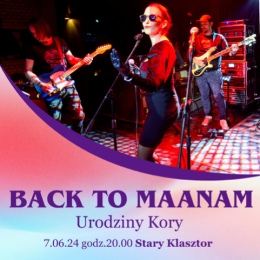 Wrocław Wydarzenie Koncert BACK TO MAANAM - Urodziny Kory