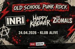 Wrocław Wydarzenie Koncert Old School Punk Rock - INRI + Happy Kadaver + The Ziomals