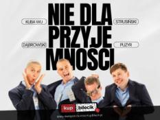 Wrocław Wydarzenie Stand-up Bartek Strusiński, Kuba Wu, Filip Puzyr i Kuba Dąbrowski komentują .