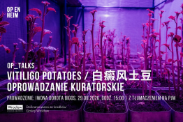 Wrocław Wydarzenie Spotkanie Vitiligo potatoes / 白癜风土豆 Oprowadzanie kuratorskie